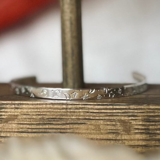 Recycled Sterling Silver Celestial bracelet