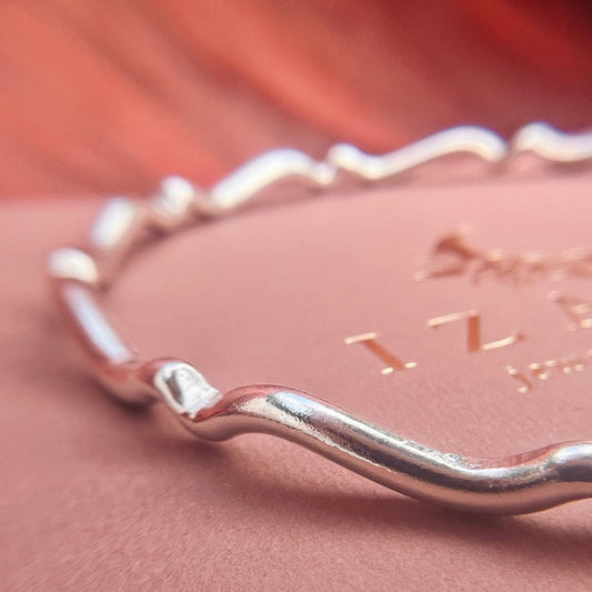 Silver Mandala Bangle