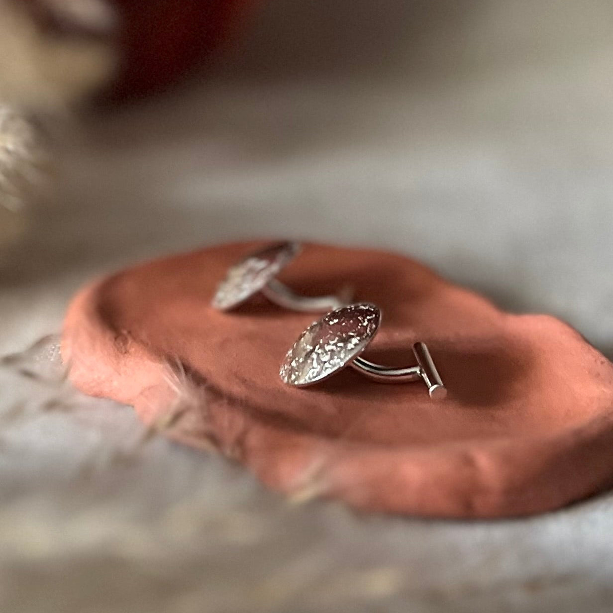 Textured Cufflink