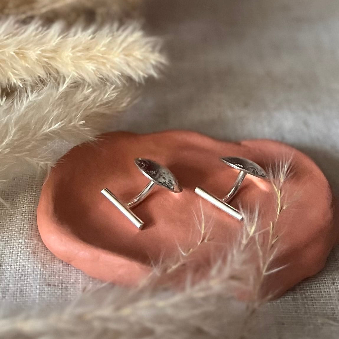 Textured Cufflink